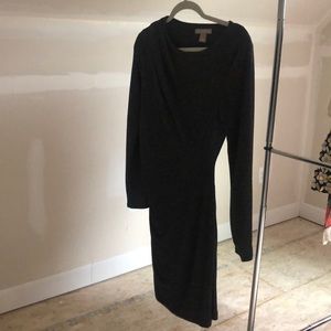 Grey form fitting business dress!